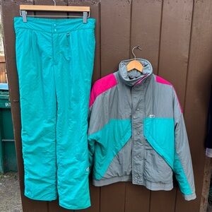 Alpine Design Ski Jacket GORE TEX Vintage 80s 90s Snow Coat Retro M / 10